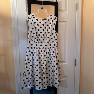 Never Worn Black & White Polka Dot Sundress Size L